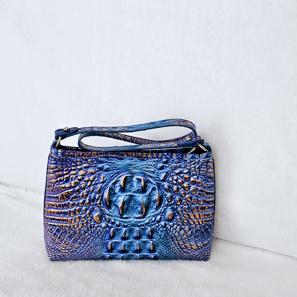 NWT Brahmin DEEP AZURE Lorelei w/Cheryl Card #HARD TO FIND# - Picture 7 of 16